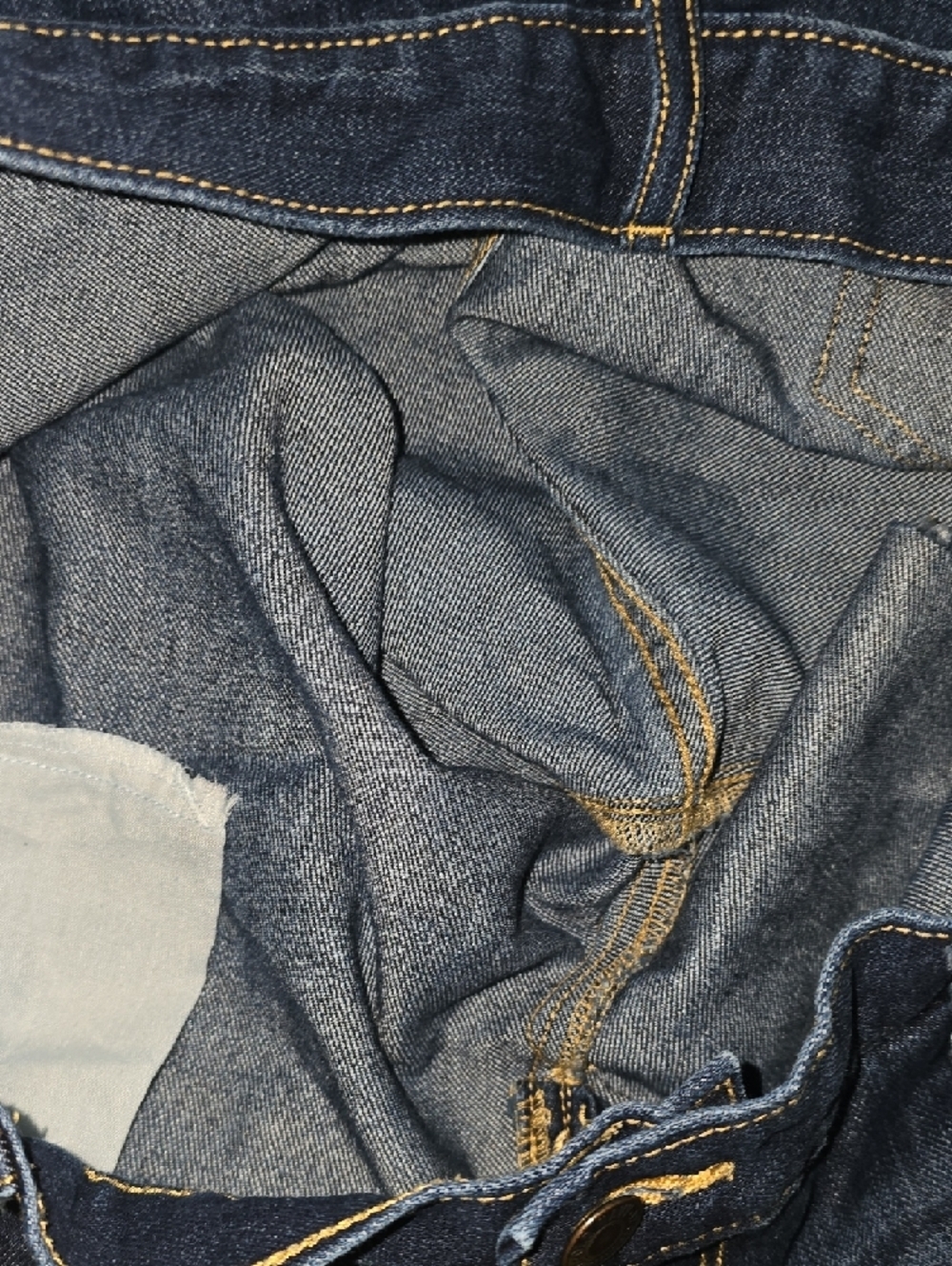 Old Navy Women's Size 14 Dark Blue Denim The Diva Shorts - Picture 11 of 11